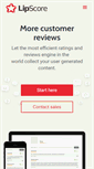 Mobile Screenshot of lipscore.com