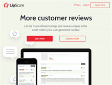 Tablet Screenshot of lipscore.com